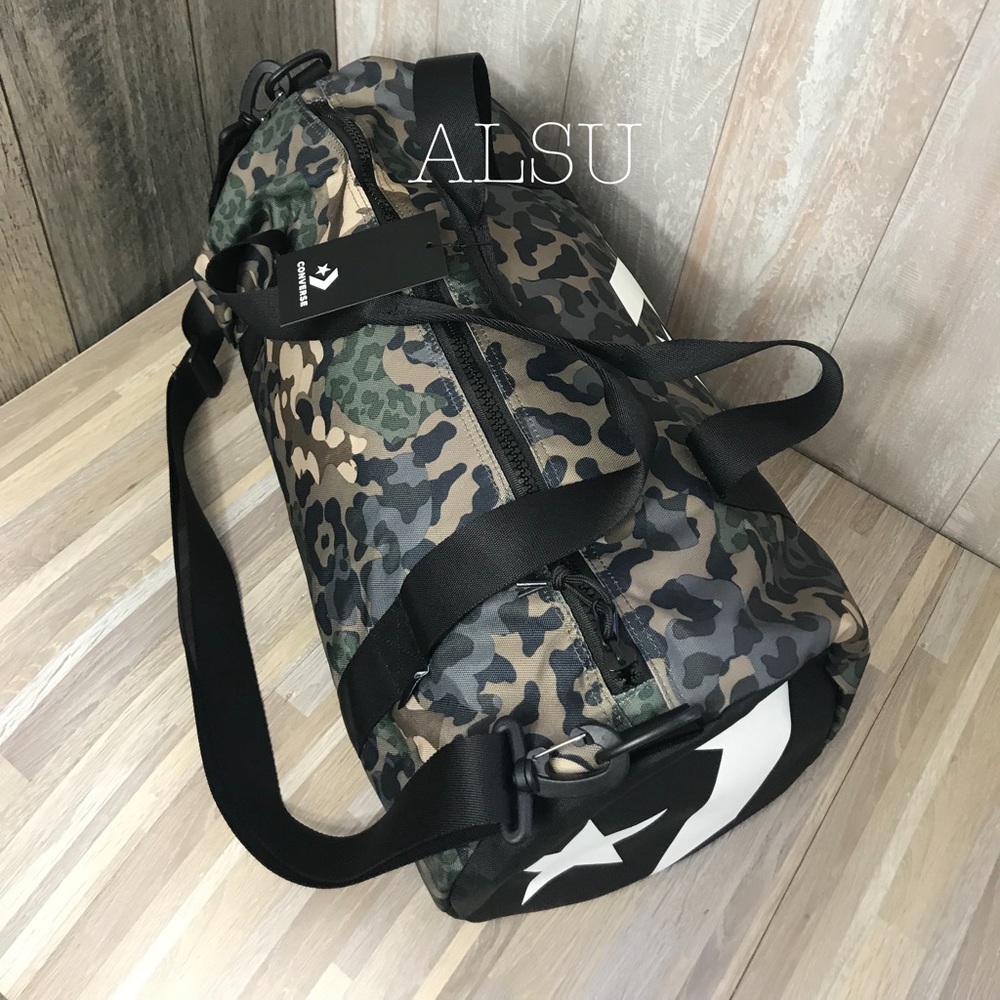 Converse Sport Duffle Large Bag Khaki AUTHENTIC - Picture 5 of 8